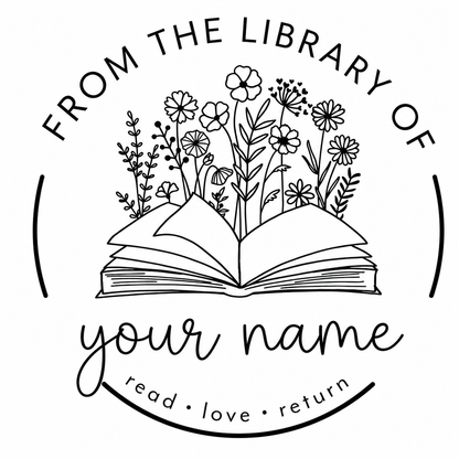 Floral Bookplate
