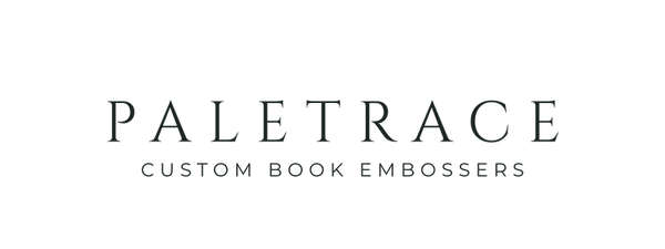 Paletrace custom book embossers logo